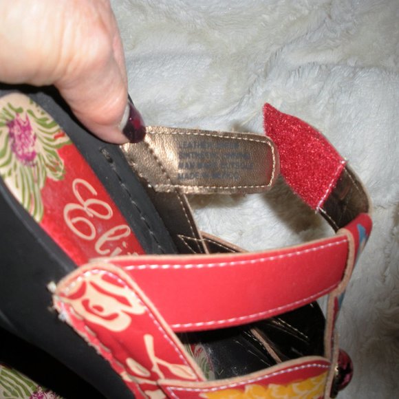 Elite by Conkys leather shoes slides NW/O Tags - Picture 3 of 5